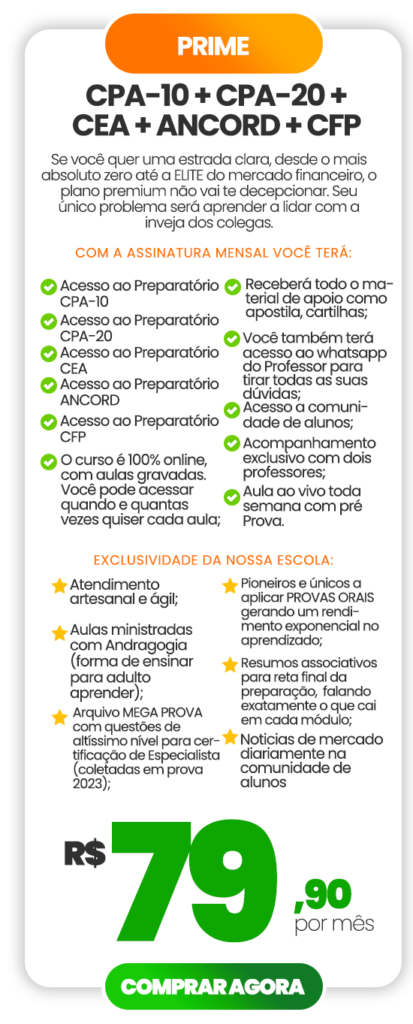 Certificação CPA 10 – Google – CPA AGORA – Curso Preparatório Anbima